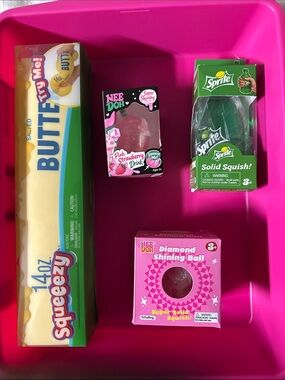 Squeeezy butter squishy and more